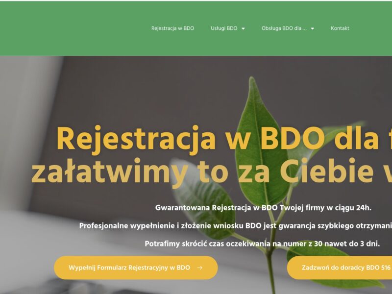 Czy firma usługowa bez produkcji ma BDO – lista wyjątków i obowiązków